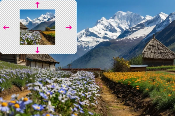 Generate Creative Outpainting with AI