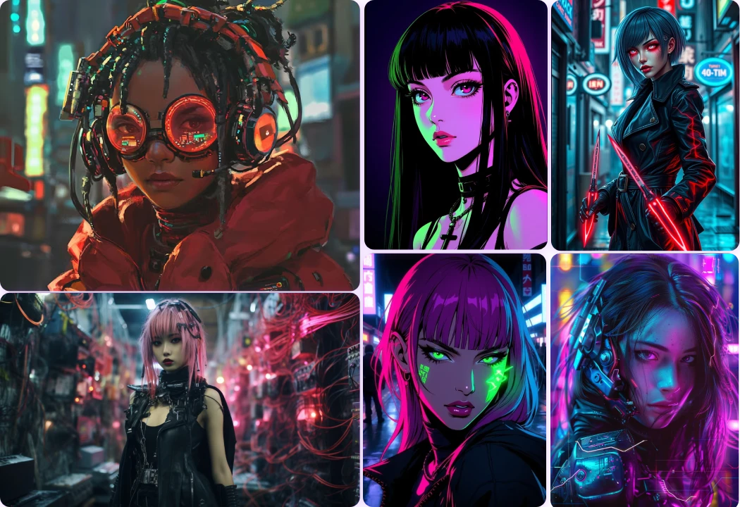 AI Cyberpunk Character Creator