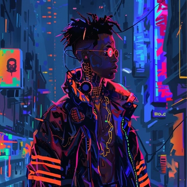 Al cyberpunk art image 8