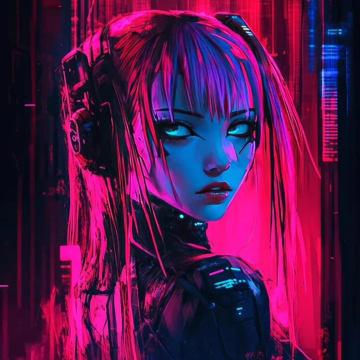 Al cyberpunk art image 1