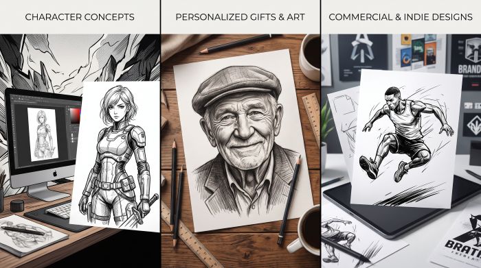 Designed for Creators: From Character Concepts to Custom Prints