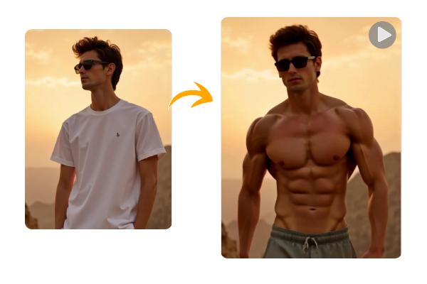 Turn Photos into AI Muscle Growth Videos