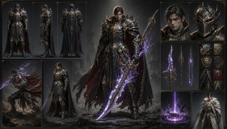 Design Epic Fantasy Game Characters
