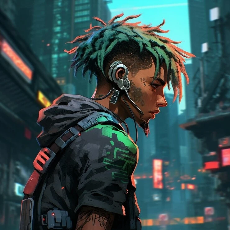 Al cyberpunk art image 2